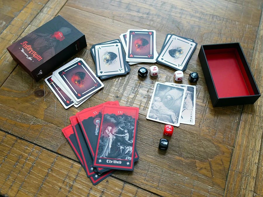 Infærnum - Divination Set (Dice and Card Decks) - Mind's Vision