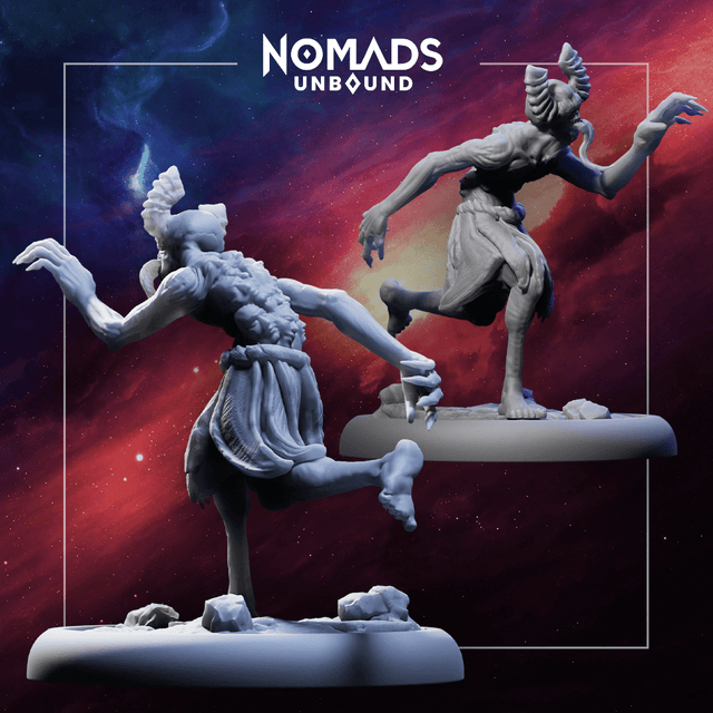 Chaser Devotee – Nomads Unbound STL Miniature - Mind's Vision