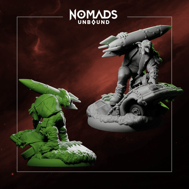 Irradiated Brute – Nomads Unbound STL Miniature - Mind's Vision