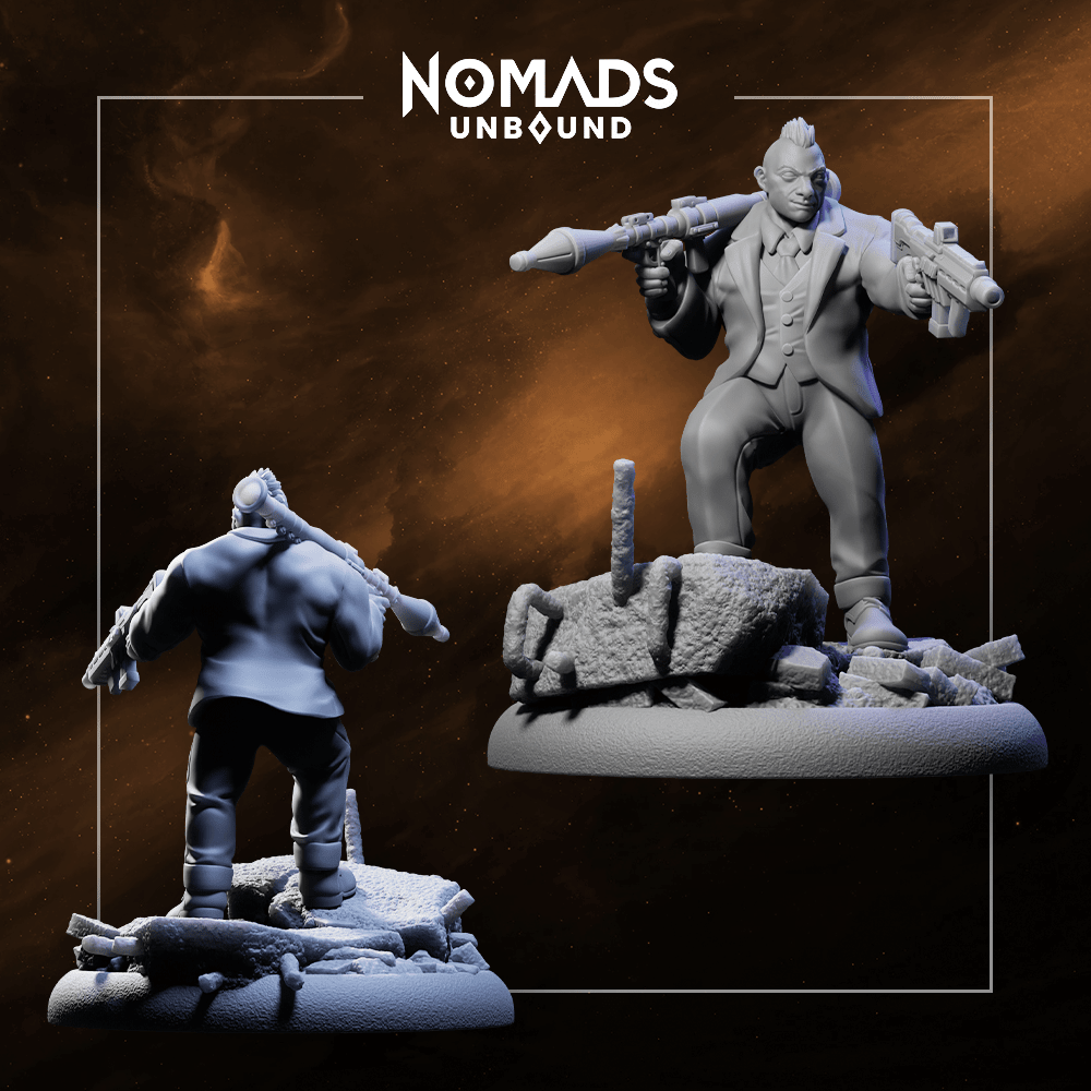 Nomads Unbound: Advanced Combat Collection – 6 STL Bundle - Mind's Vision