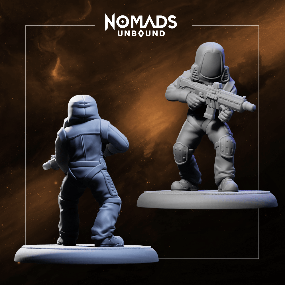 Nomads Unbound: Advanced Combat Collection – 6 STL Bundle - Mind's Vision