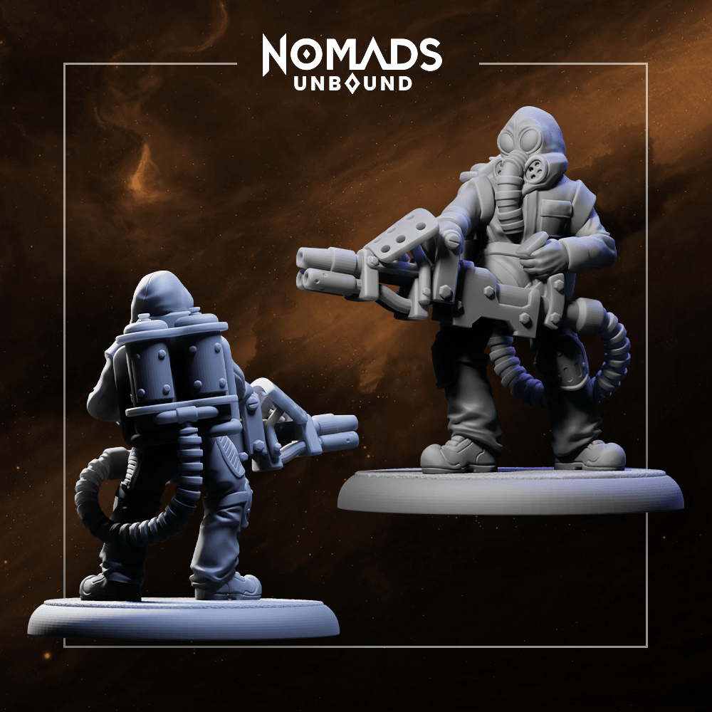 Nomads Unbound: Advanced Combat Collection – 6 STL Bundle - Mind's Vision