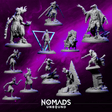 Nomads Unbound: Core Miniatures Collection – 12 STL Bundle - Mind's Vision