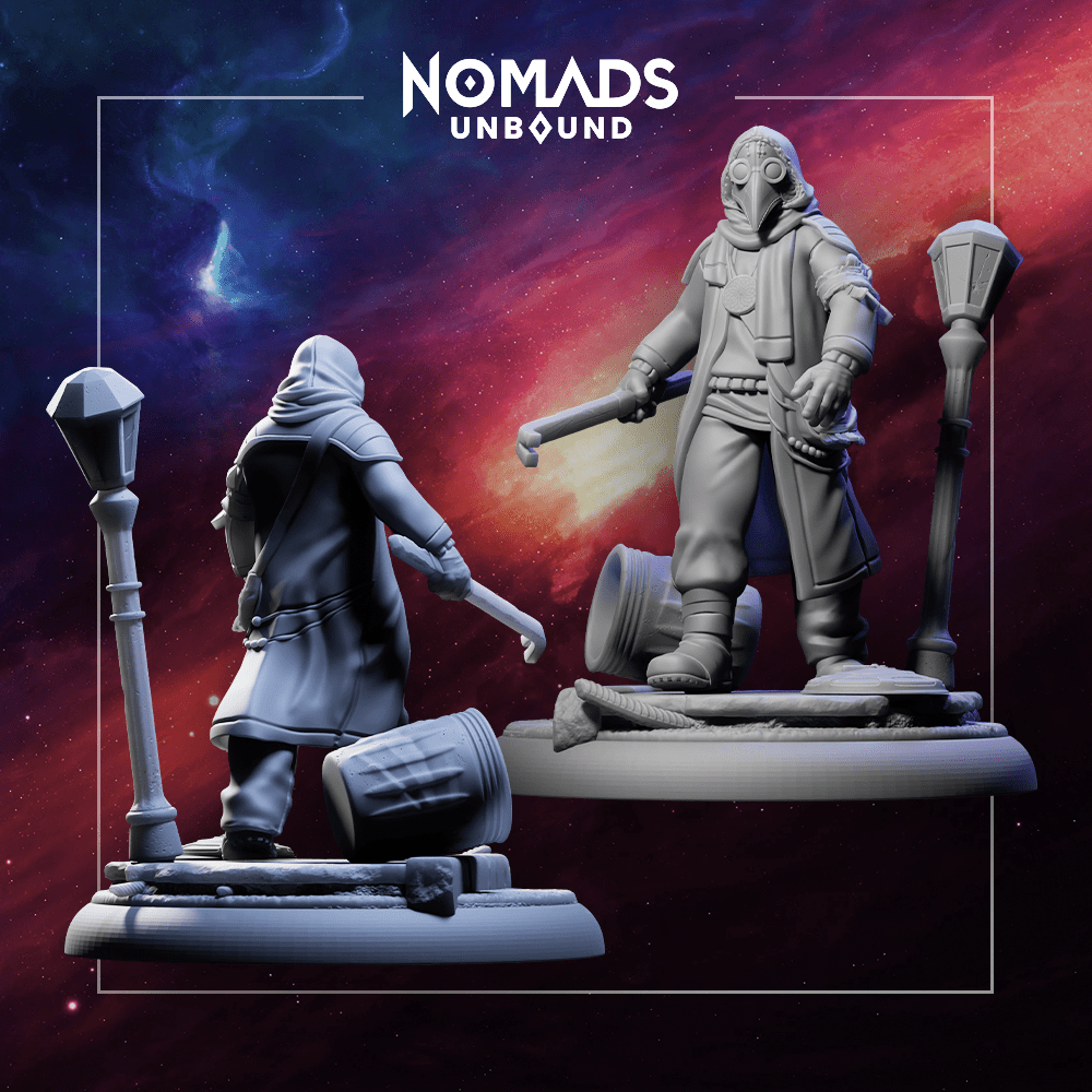 The Crow – Nomads Unbound STL Miniature - Mind's Vision