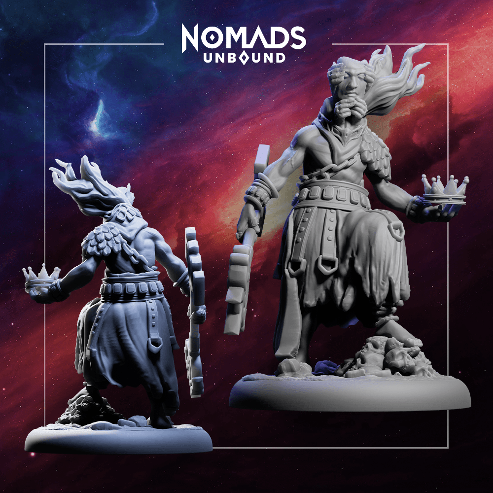 The Hollow Spawn Titan – Nomads Unbound STL Miniature - Mind's Vision