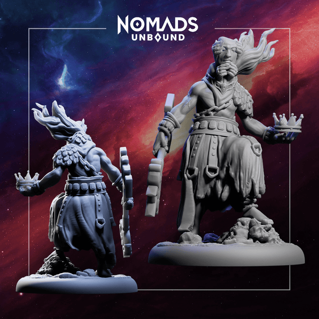 The Hollow Spawn Titan – Nomads Unbound STL Miniature - Mind's Vision